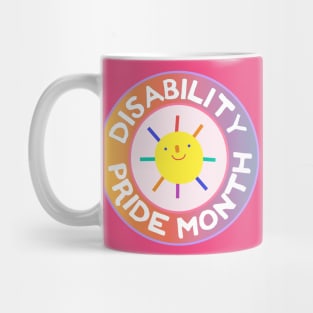 Disability Pride Month Sunny Disability Children Chronic Illness Awareness Mug